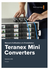 Blackmagic Design Teranex Mini Manuel D'utilisation Et D'installation