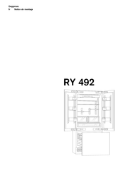 Gaggenau RY 492 Notice De Montage