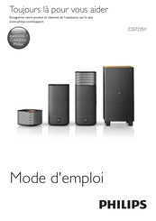 Philips Fidelio CSS7235Y Mode D'emploi