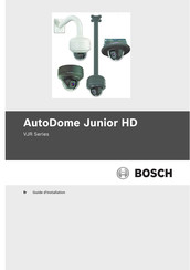 Bosch AutoDome Junior HD VJR Série Guide D'installation