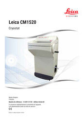 Leica Biosystems CM1520 Mode D'emploi