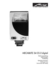 Metz MECABLITZ 34 CS-2 digital Mode D'emploi