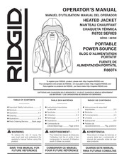 RIDGID R86074 Série Manuel D'utilisation