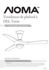 NOMA Turin 052-6972-6 Guide D'utilisation