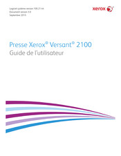 Xerox Versant 2100 Guide De L'utilisateur