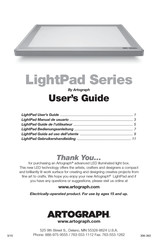 artograph LightPad Série Guide De L'utilisateur