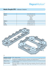 HepcoMotion DTS 25 Mode D'emploi