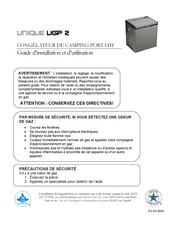 Unique Gas Products UGP 2 Guide D'installation Et D'utilisation