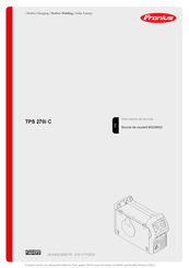 Fronius TPS 270i C Instructions De Service