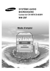 Samsung MM-ZB7 Mode D'emploi