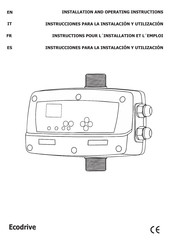 Coelbo Ecodrive Instructions Pour L'installation Et Mode D'emploi