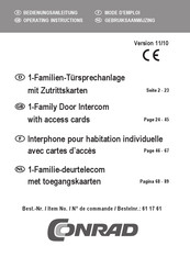 Conrad 61 17 61 Mode D'emploi