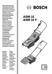 Bosch ASM 32 F Instructions D'emploi