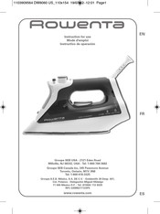 Rowenta DW8080 Mode D'emploi