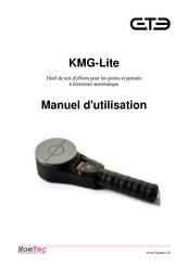 GTE HomTec KMG-Lite Manuel D'utilisation