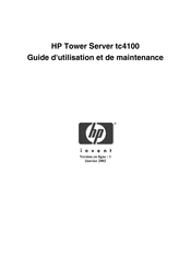 HP tc4100 Guide D'utilisation Et De Maintenance