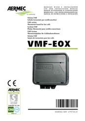 AERMEC VMF-E0X Manuel D'utilisation Et D'installation