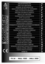 MCS Master HALL 1500 Manuel D'utilisation Et De Maintenance