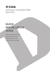 D-Link AirPremier N Access Point Guide D'installation