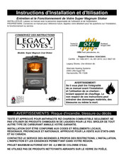 legasy Super Magnum Coal Stoker Instructions D'installation Et D'utilisation