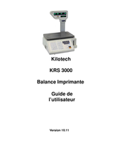 Kilotech KRS 3000 Guide De L'utilisateur