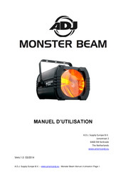 American DJ MONSTER BEAM Manuel D'utilisation