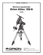 Orion Atlas EQ-G Mode D'emploi