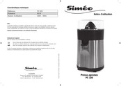 Simeo PC320 Notice D'utilisation