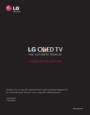 LG 77EC9800 Guide D'utilisation