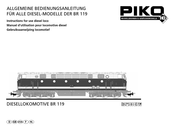 PIKO BR 119 Manuel D'utilisation