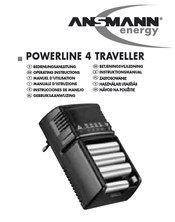 Ansmann Energy POWERLINE 4 TRAVELLER Manuel D'utilisation