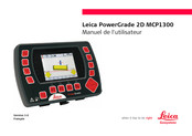 Leica PowerGrade 2D MCP1300 Manuel De L'utilisateur