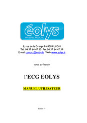 M4Medical Eolys Manuel Utilisateur