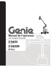 Genie Z-34/22N Manuel De L'opérateur