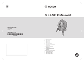 Bosch Professional GLL 5-50 X Notice Originale