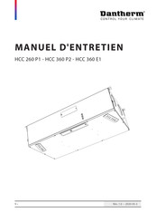 Dantherm HCC 360 E1 Manuel D'entretien