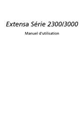 Acer Extensa 3000 Série Manuel D'utilisation