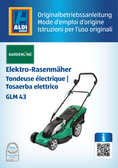 Gardenline GLM 43 Mode D'emploi D'origine