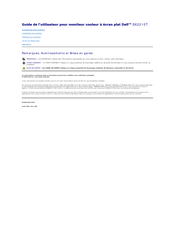 Dell SX2210T Guide De L'utilisateur