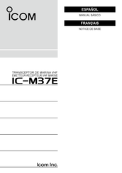 Icom IC-M37E Notice De Base