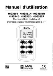 Hanna Instruments HI93551N Manuel D'utilisation