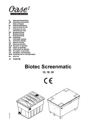 Oase Biotec Screenmatic 18 Notice D'emploi