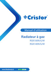 CRISTOR RGK140G Manuel D'utilisation