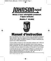 Johnson 40-6602 Manuel D'instruction