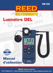 Reed Instruments R8140 Manuel D'utilisation