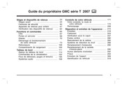 GMC T Série 2007 Guide Du Propriétaire