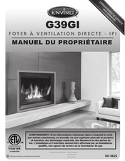 Enviro G39GI Manuel Du Propriétaire
