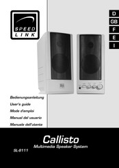Speedlink Callisto SL-8111 Mode D'emploi