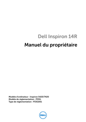 Dell Inspiron 14R Manuel Du Propriétaire