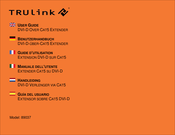 TRUlink EXTENSION DVI-D SUR CAT5 Guide D'utilisation